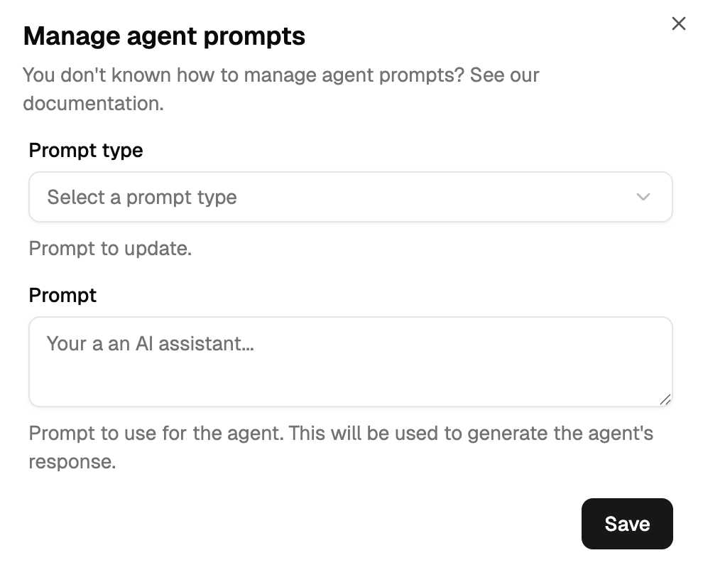 Prompt editor